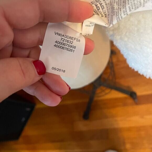 VANS | cream fleece pullover zip sherpa teddy jacket S - Picture 8 of 8